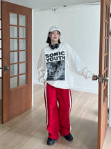 ソニック ボクシー スウェットシャツ / Sonic Boxy Sweatshirt (2color)