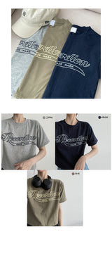 レッコクロップド半袖Tシャツ / Lecco Cropped Short-Sleeved Tee