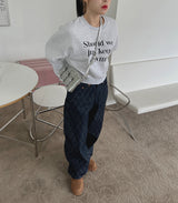 ダイヤモンドデニムパンツ / no.3014 Diamond Denim Pants