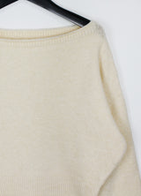 ソフトリップラインニット / Soft lip line knit (5color)
