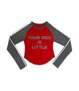 PNFメイド グリッタートップ / PNF made YOUR DICK IS LITTLE glitter top