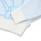 ウィティーバニークロップ丈ニット／WITTY BUNNY CROP KNIT [WHITE]