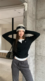 ロゴレイヤード長袖Tシャツ