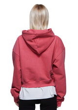 TCP LOGO CROP PIGMENT HOOD