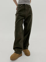 ワームカラーブラッシュドコットンパンツ/No.3071 Warm color brushed cotton Pants (6color)