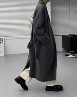 メゾンウールマックコート/SK Maison Wool Mac Coat (2 colors)