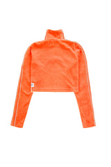 ベロアハーフジップトップ / Velor half zip top (2624872775798)