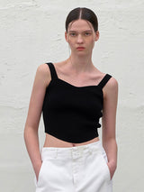 (T-6759)NOUVELLE SLIM SLEEVELESS KNIT