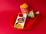 [Glossy case epoxy grip talk set] Happy Burger Club