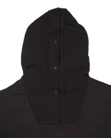 シャツフーディー BLACK