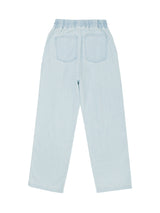 ワンタックリネンバンディングパンツ / W1015 ONE TUCK LINEN BANDING PANTS_LIGHT BLUE