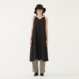 CASUAL SLEEVELESS DRESS (BLACK) (6579695026294)