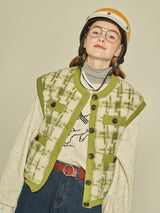 Fleece Pocket Vest (Olive) (6643894059126)
