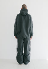 WDフューチャーリフレクティブトラックパンツ / BSR2223FWPT041 WD FUTURE REFLECTIVE TRACK PANTS CHARCOAL