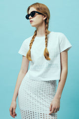 アメリカンドリームクロップTシャツ/AMERICAN DREAM CROP TEE [WHITE]