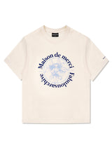 Women's Le Lis Relax Crop Tee CreamNavy(FCC2TS385W)