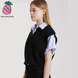 スリットラウンドベスト/SLIT ROUND VEST