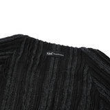 キルシーニットクロップ丈トップセット／KIRSH KNIT CROP TOP SET [BLACK]