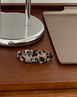 クラシックビッグバレッタ[ベージュレオパード]