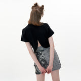 Frill Skirt [Tie-dye check] (6596678582390)