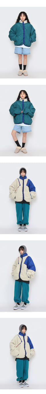 reversible wool colored jumper