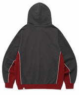 PIPING ZIP UP HOODIE CHARCOAL(CV2DFUM480A)