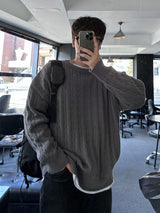 never loosefit round knit