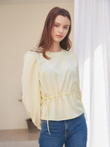 DIANA STRING BLOUSE_4COLOR (6638372192374)