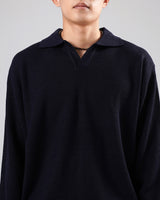 Vカラーメッシュニット/V collar mesh knit 5color