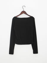 シンプルスカーフTシャツ / Simple scarf T-shirt (3color)