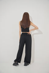 ミッドシースルー クロップドノースリーブ/mid see-through cropped sleeveless(9185)