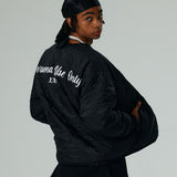 リバーシブルフリースジャンパー/REVERSIBLE FLEECE JUMPER-BLACK