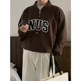 Huke x Nus. half zip-up