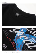 DAKYAM 2023 AW タイニーバットマイティーハミングバードマンダラフラワーロングTシャツ