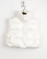 Dean High Neck Crop Vest Padding