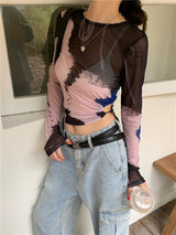 anti-sun see-through top
