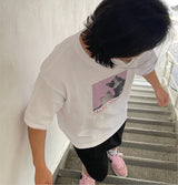 ピンクキャットTシャツ / PINK CAT T-SHIRT