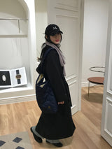 Verliebt high neck long coat