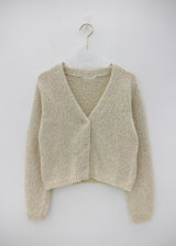 コットンミニカーディガン/Cotton mini cardigan (3color)