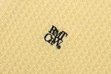 リーセントボタンニットポロ / RECENT BUTTON KNIT POLO_LIGHT YELLOW