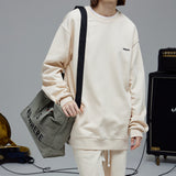 スラブバイオ ウォッシングキャンバスバッグ/SLUB BIO-WASHING CANVAS BAG-KHAKI