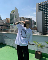 レイヤード ハーフ リング Tシャツ / TN Layered Half Ring T-shirt (3 colors)