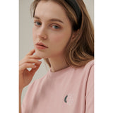 レギュラーフィットスモールロゴTシャツ / REGULAR FIT SMALL LOGO T-SHIRT_PINK