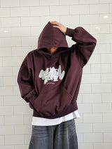 VENTIQUE Big Balloon Spray Hoodie 2color