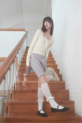 LACE RIBBON TOP (BABY YELLOW)