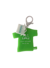 Tシャツキーリング / Green T-shirts keyring