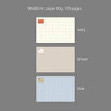 oab short memo / 3 pieces