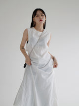 ナイロンバックポイントワンピース / Nylon Back Point One Piece (3color)