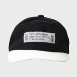 ブカフラットブリムキャップ / BUKA FLAT BRIM CAP (BLACK)
