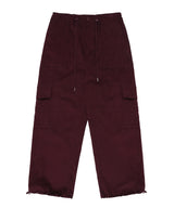 [NF] CORDUROY CARGO STRING PANTS (BURGUNDY)_F23ZC861
